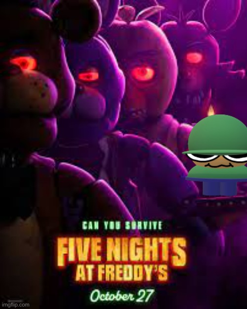 Fnaf Movie poster | image tagged in fnaf movie image | made w/ Imgflip meme maker