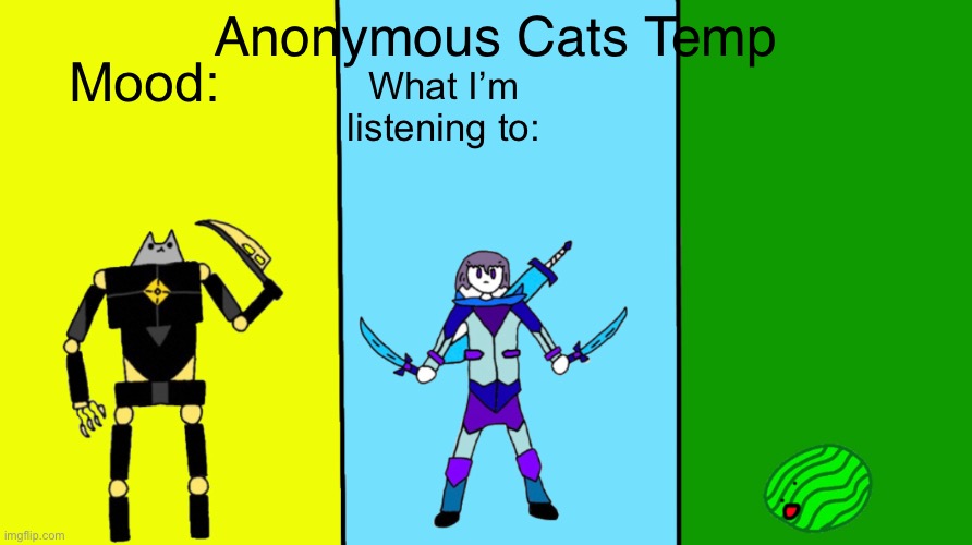 High Quality Anonymous Cats updated temp Blank Meme Template