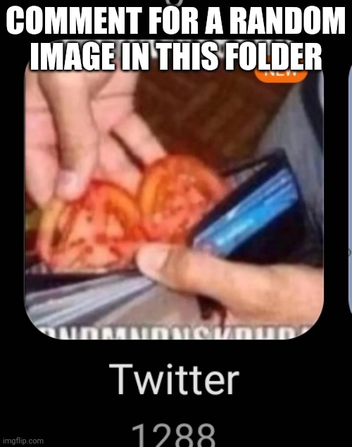 COMMENT FOR A RANDOM IMAGE IN THIS FOLDER | made w/ Imgflip meme maker