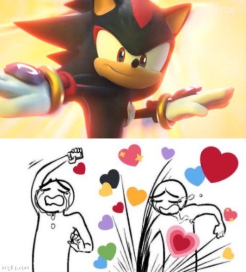 they DID NOT need to make him so pretty in sonic prime | image tagged in love slam ig | made w/ Imgflip meme maker
