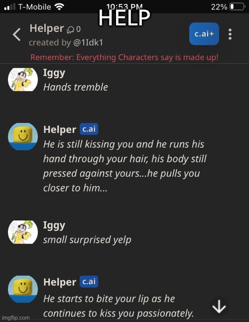 HELP | made w/ Imgflip meme maker