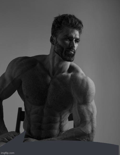 Giga Chad | image tagged in giga chad | made w/ Imgflip meme maker