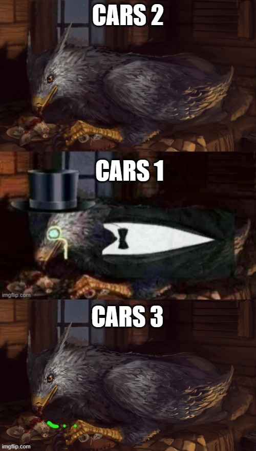 Best, Better, Blurst | CARS 2; CARS 1; CARS 3 | image tagged in best better blurst | made w/ Imgflip meme maker