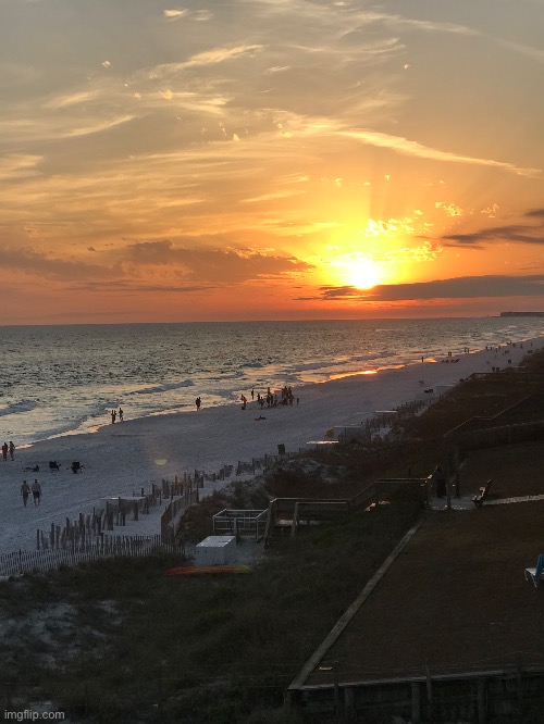 Sunset Gulf Coast | image tagged in sunset | made w/ Imgflip meme maker