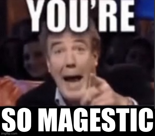 You're X (Blank) | SO MAGESTIC | image tagged in you're x blank | made w/ Imgflip meme maker