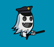 Police Ghostly Reaper Blank Meme Template