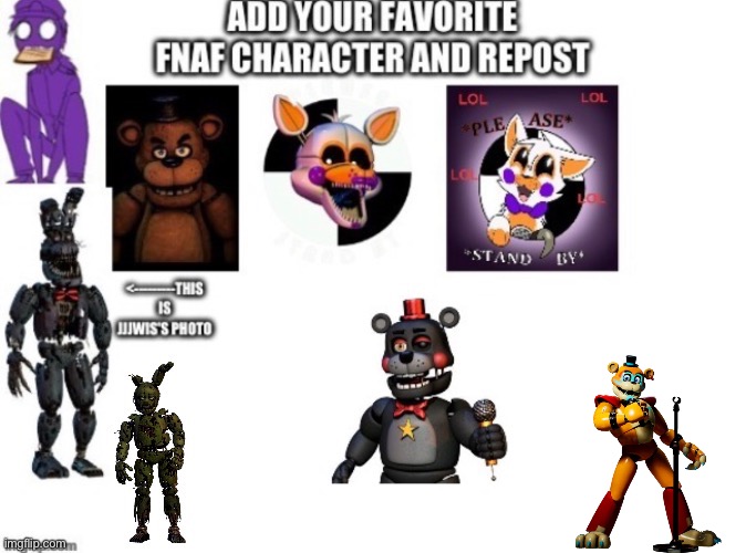 Repost but add your favorite FNaF voiceline - Imgflip