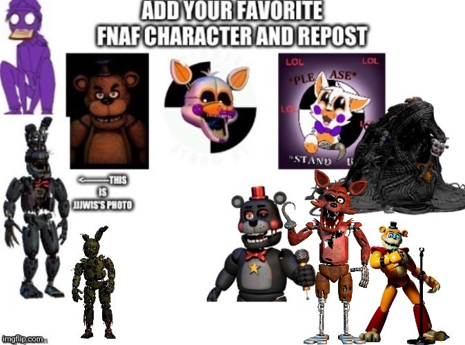 Repost | image tagged in fnaf | made w/ Imgflip meme maker