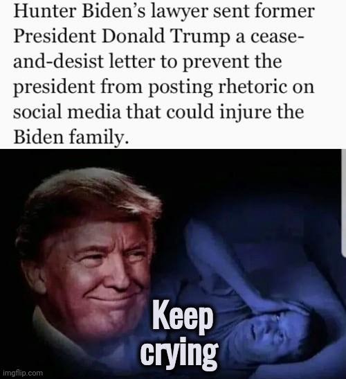 "Daddy , Donald is bullying me !" | Keep crying | image tagged in whining,crying,democrats,fair is fair,guy getting beat up,poor baby | made w/ Imgflip meme maker