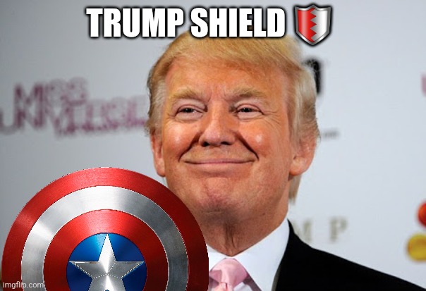Donald trump approves | TRUMP SHIELD ? | image tagged in donald trump approves | made w/ Imgflip meme maker