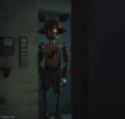 Foxy standing in the dark | image tagged in fnaf | made w/ Imgflip meme maker