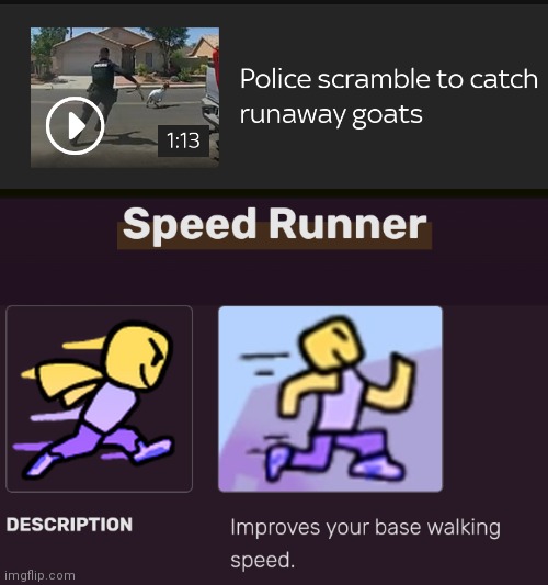 lol | image tagged in speed runner | made w/ Imgflip meme maker