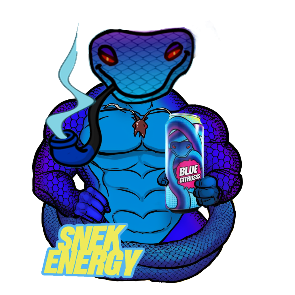Snek energy sticker Blank Meme Template
