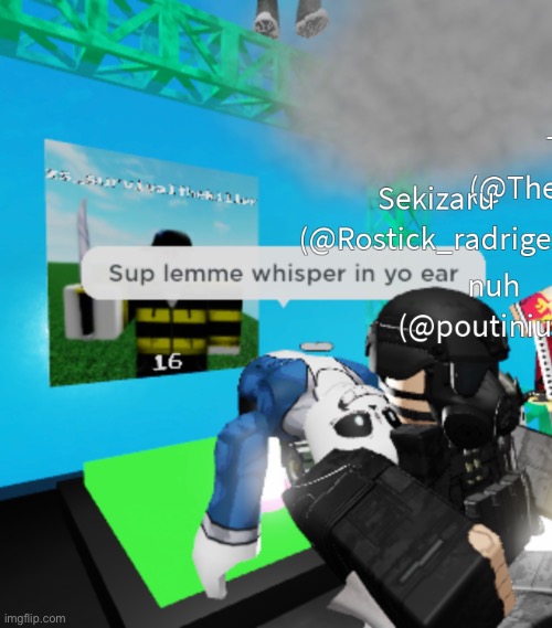 How to get out of the map in Meme Maker, Roblox 