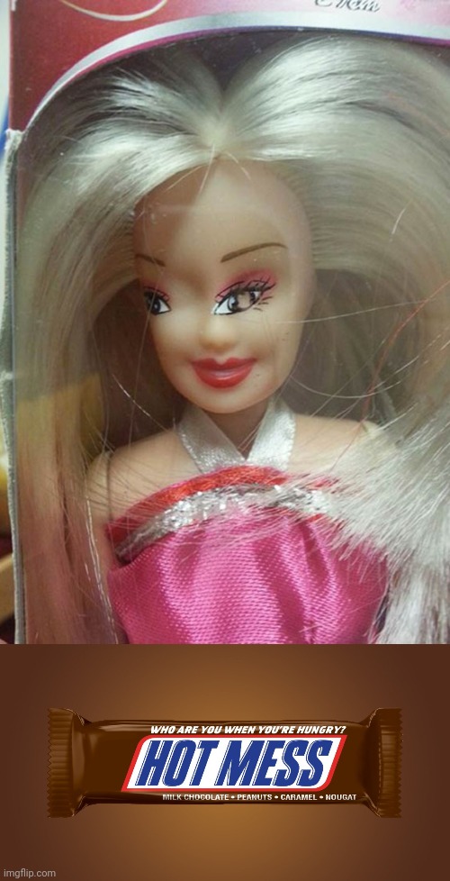 That eye | image tagged in hot mess,eye,eyes,you had one job,barbie,memes | made w/ Imgflip meme maker