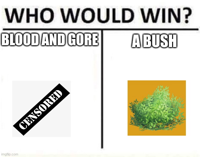 It came down to 537 votes. | A BUSH; BLOOD AND GORE | image tagged in who would win,memes,political meme,meme,funny memes,al gore | made w/ Imgflip meme maker