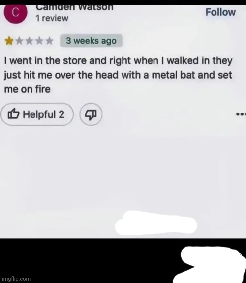 Cursed store review | made w/ Imgflip meme maker