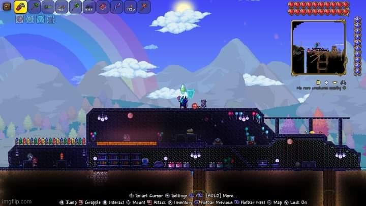 Party house | image tagged in terraria,gaming,nintendo switch,screenshot | made w/ Imgflip meme maker