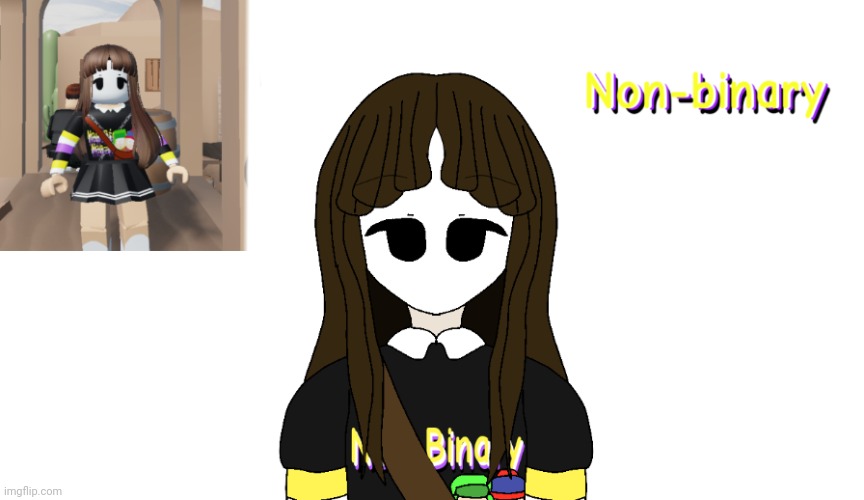 I drew my roblox avatar :D (I keep changing my avatar lmfao) - Imgflip