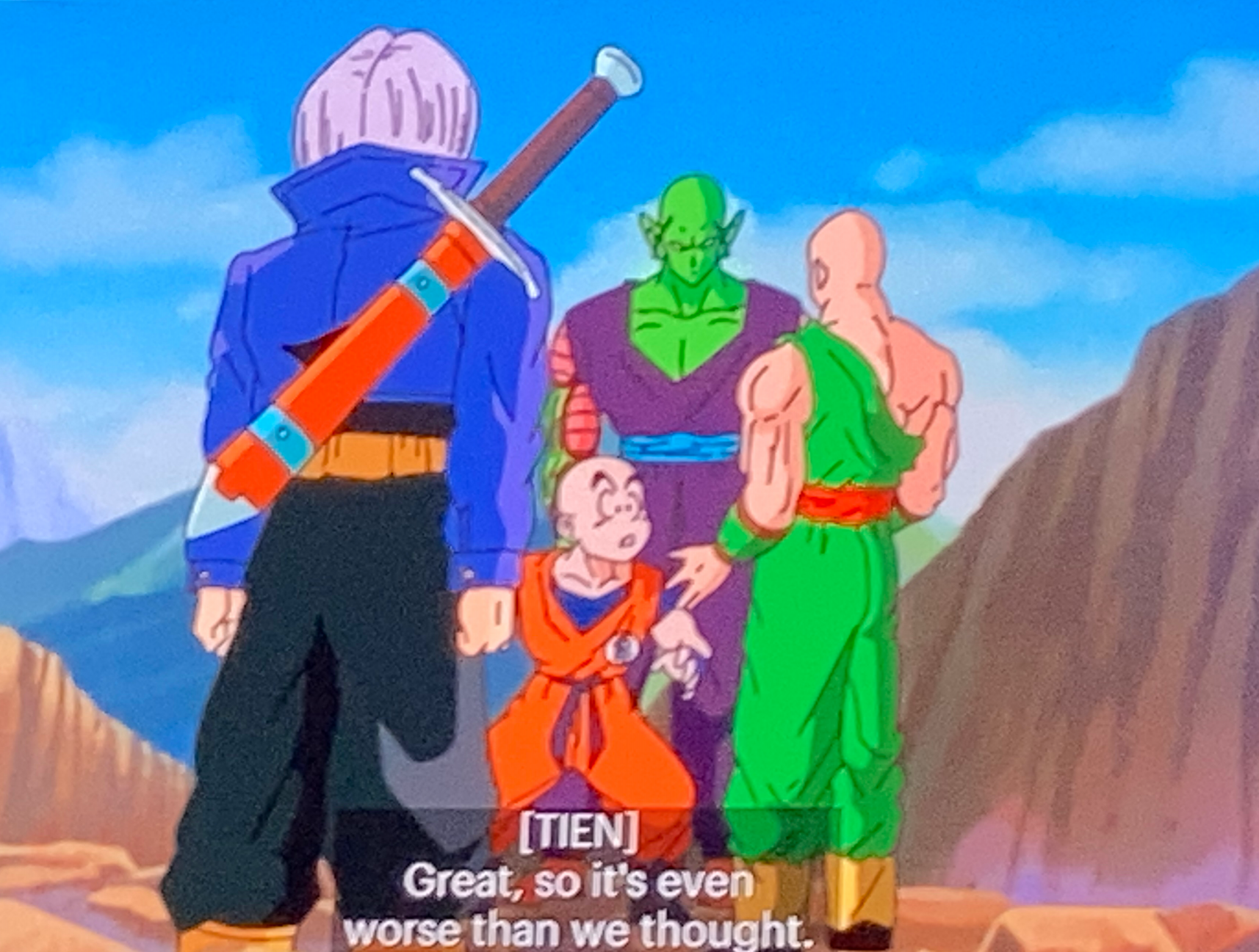 High Quality Tien has a point Blank Meme Template