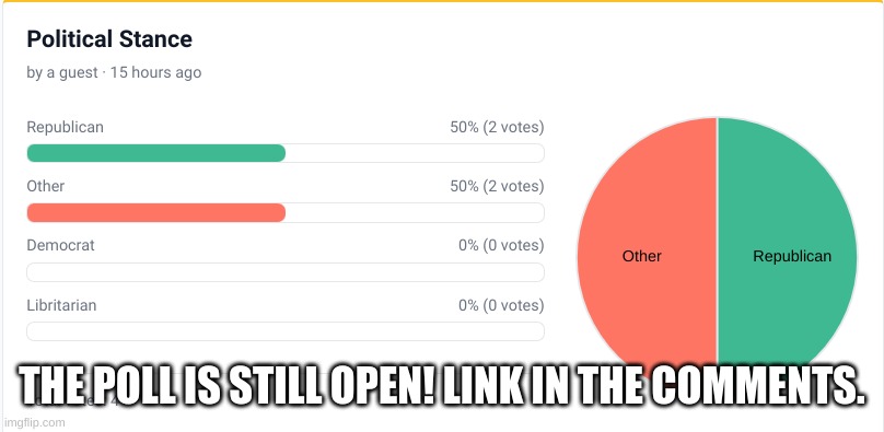vote early vote often | THE POLL IS STILL OPEN! LINK IN THE COMMENTS. | image tagged in memes,vote,poll,republican,democrats,politics | made w/ Imgflip meme maker
