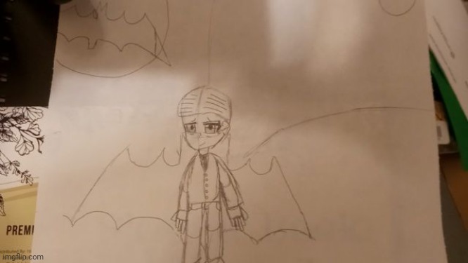 I found this old Batman drawing I made in 9th grade | made w/ Imgflip meme maker