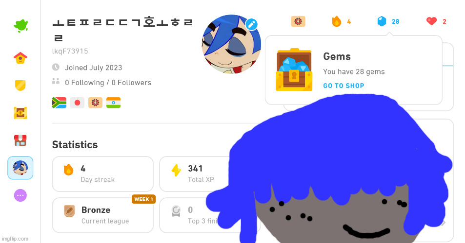 Duolingo meme's | image tagged in no one from pet shop boy's will die this week | made w/ Imgflip meme maker
