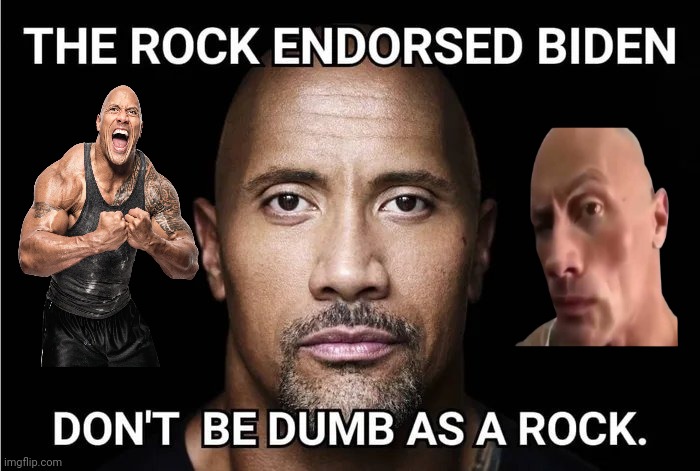 A Public Service Announcement | image tagged in the rock smelling,xfl,epic fail,political humor,not funny | made w/ Imgflip meme maker
