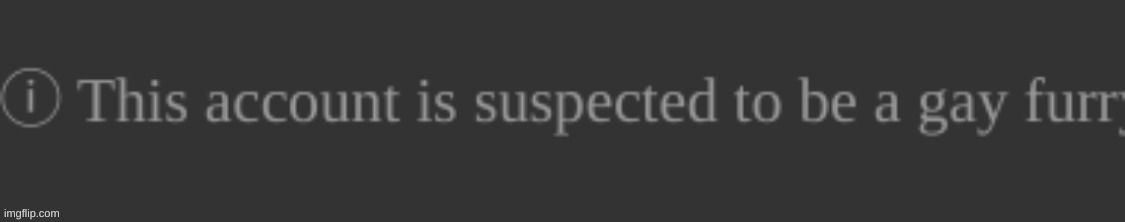 This acc is suspected to be a gay furry | image tagged in this acc is suspected to be a gay furry | made w/ Imgflip meme maker