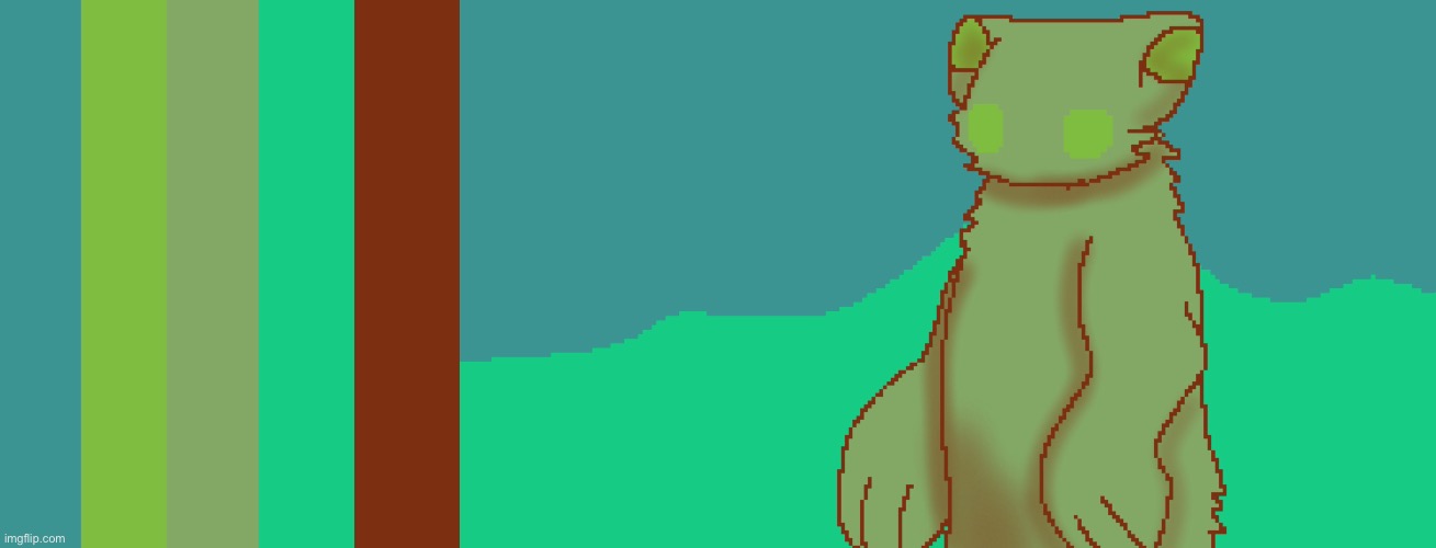 Me and my step-bro got two color pallets and this is mine of the first one! Z o m b I e. B e a r | made w/ Imgflip meme maker