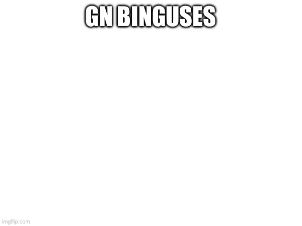 GN BINGUSES | made w/ Imgflip meme maker