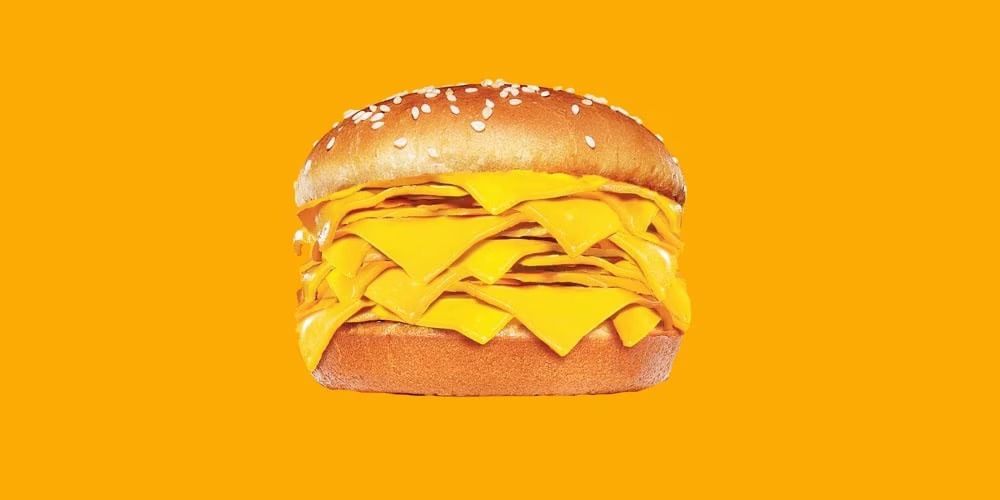 High Quality Cheese Burger! Blank Meme Template