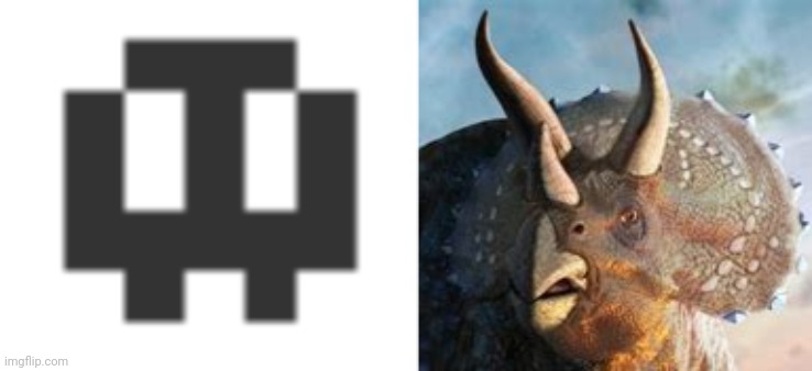 image tagged in darthtricera icon,triceratops | made w/ Imgflip meme maker