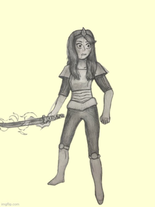 My Bestie drew my oc Hakai | made w/ Imgflip meme maker