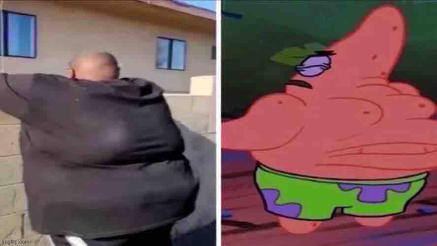 Edp built like patrick fr fr | made w/ Imgflip meme maker