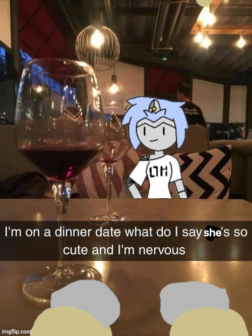 Astra and Ove's date in a shellnut | made w/ Imgflip meme maker