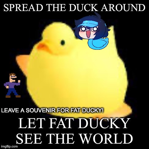 I put luni duck | image tagged in repost | made w/ Imgflip meme maker
