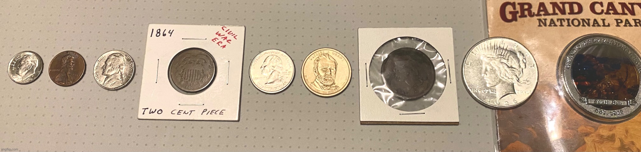 U.S coins but they slowly get bigger | image tagged in us,coins,collection | made w/ Imgflip meme maker