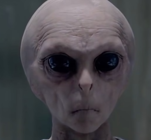 High Quality Confused Alien Blank Meme Template