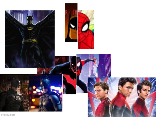 Next, it's your turn... | image tagged in spiderman,batman,miles morales,my hero academia | made w/ Imgflip meme maker