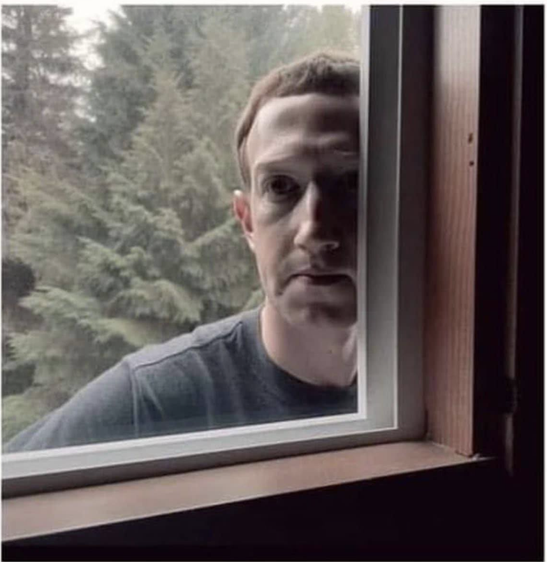 Zuckerberg Window Blank Meme Template