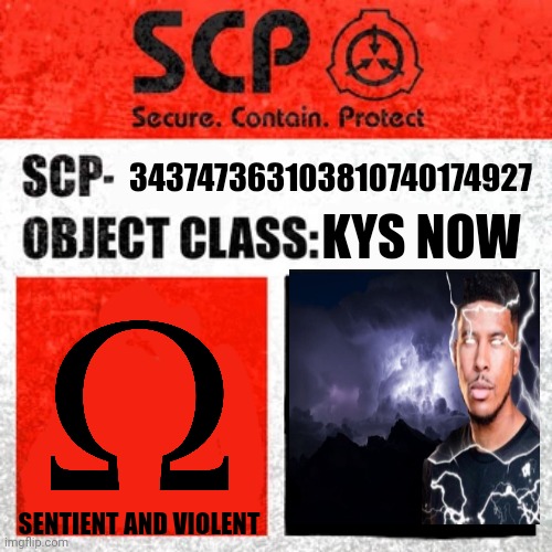 SCP Label Template: Keter - Imgflip