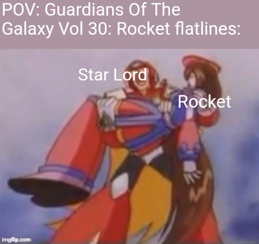 Guardians of the Galaxy Vol 30: Rocket's near-death be like | POV: Guardians Of The Galaxy Vol 30: Rocket flatlines:; Star Lord; Rocket | image tagged in what am i fighting for | made w/ Imgflip meme maker