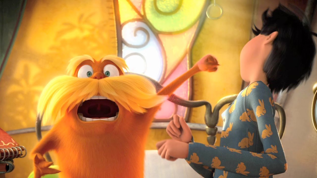 High Quality Lorax punches Once Ler Blank Meme Template