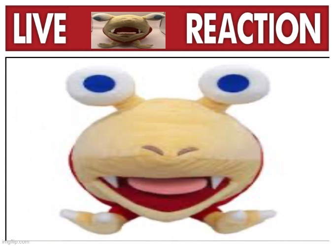 Live bulborb plush reaction | image tagged in pikmin | made w/ Imgflip meme maker