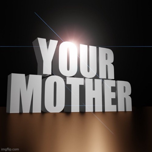 Your mother | image tagged in your mother | made w/ Imgflip meme maker
