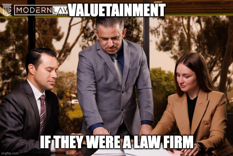 Value PBD | VALUETAINMENT; IF THEY WERE A LAW FIRM | image tagged in podcast,valuetainment,tv,television,show | made w/ Imgflip meme maker