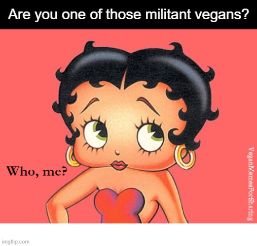 Veganism Is Not A Diet | image tagged in betty boop,vegan,veganism,animalrights,bettyboop | made w/ Imgflip meme maker