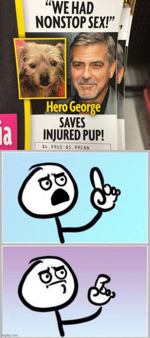 George the Hero | image tagged in wait what | made w/ Imgflip meme maker