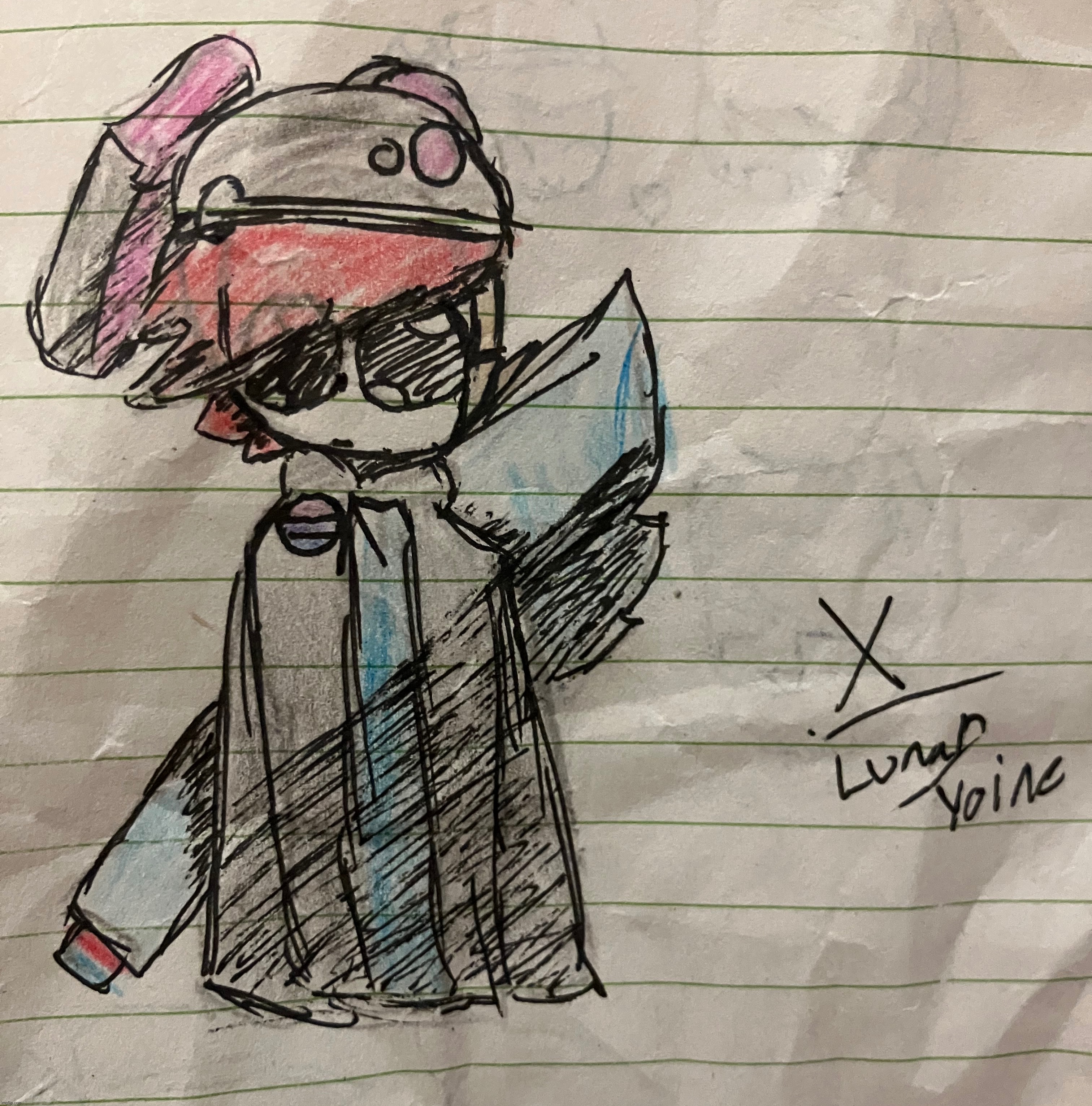 i drew one of my online friend's roblox avatar - Imgflip